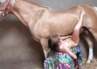 She is making a beast jizz on her