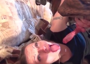 Hot puppy is enjoying a deep penetration