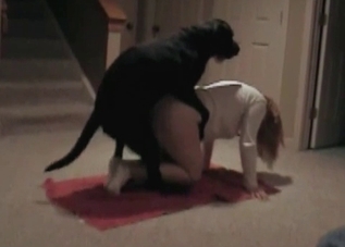 Kinky puppy is sucking and fucking