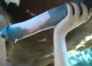 Animal fuck with a juicy model