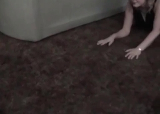 Oral sex with a massive puppy